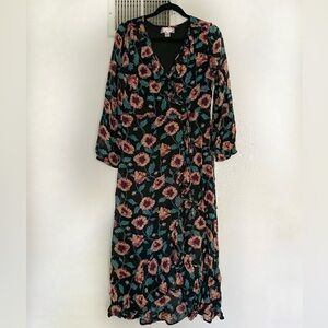 Floral long sleeve dress band of gypsies